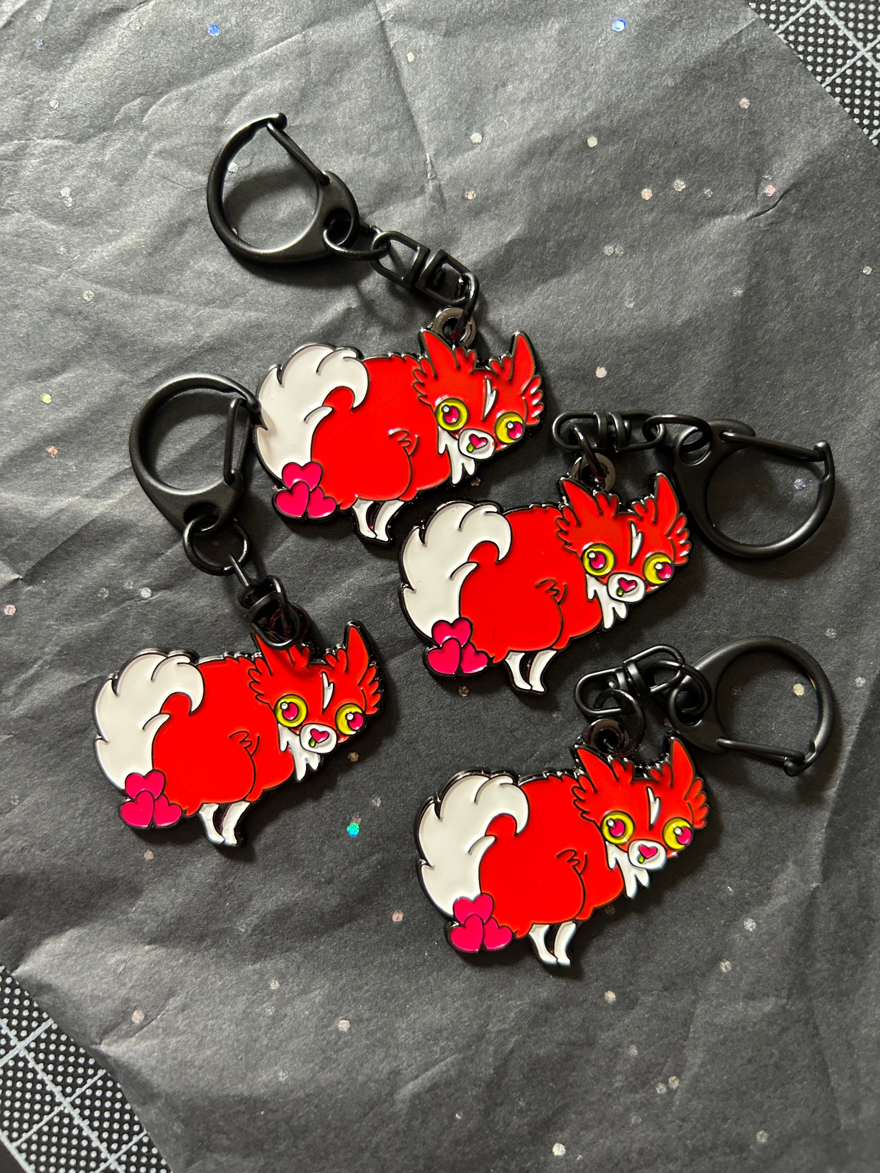 Stress pooping keychain